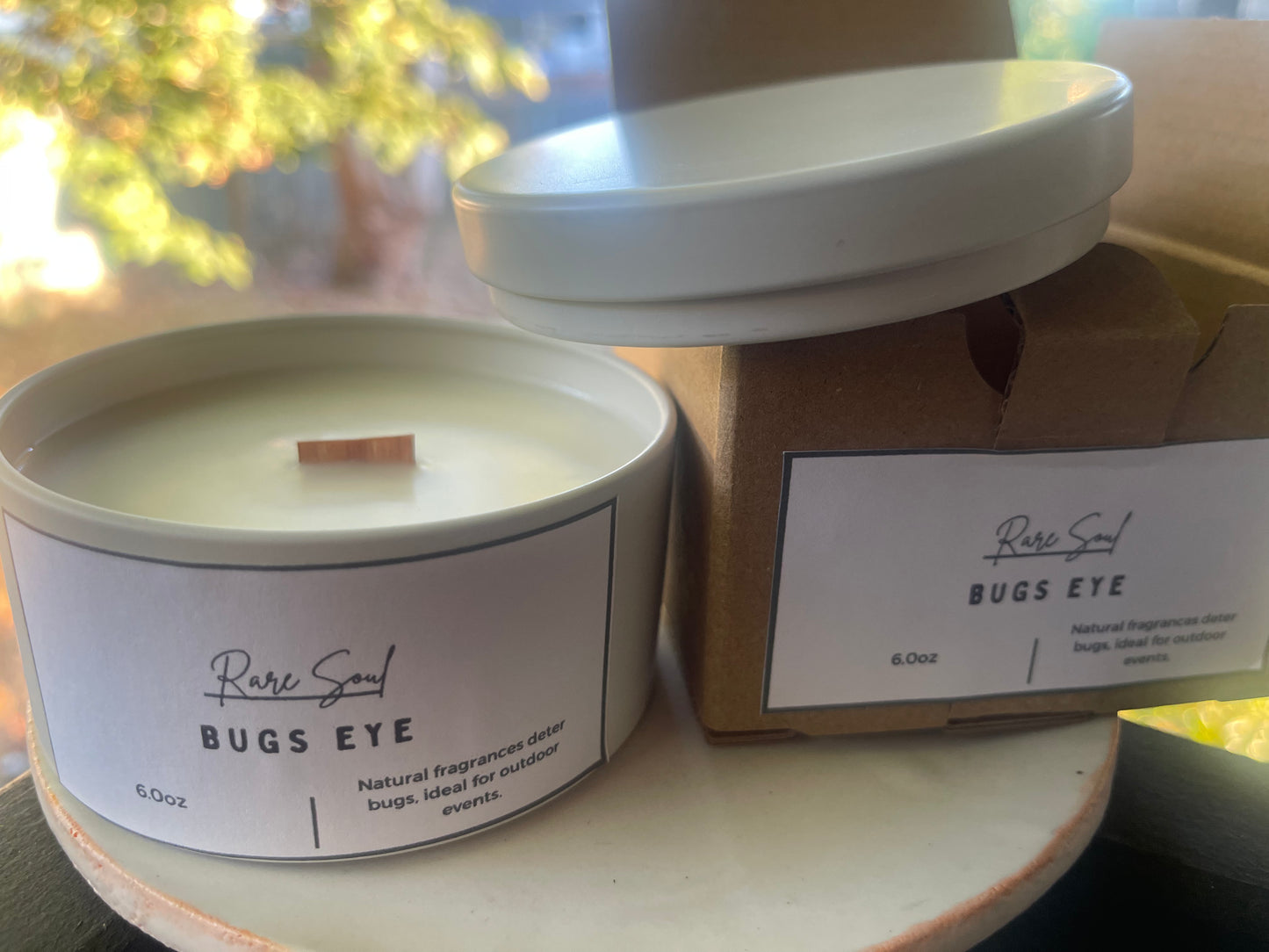 Bug repellent candle