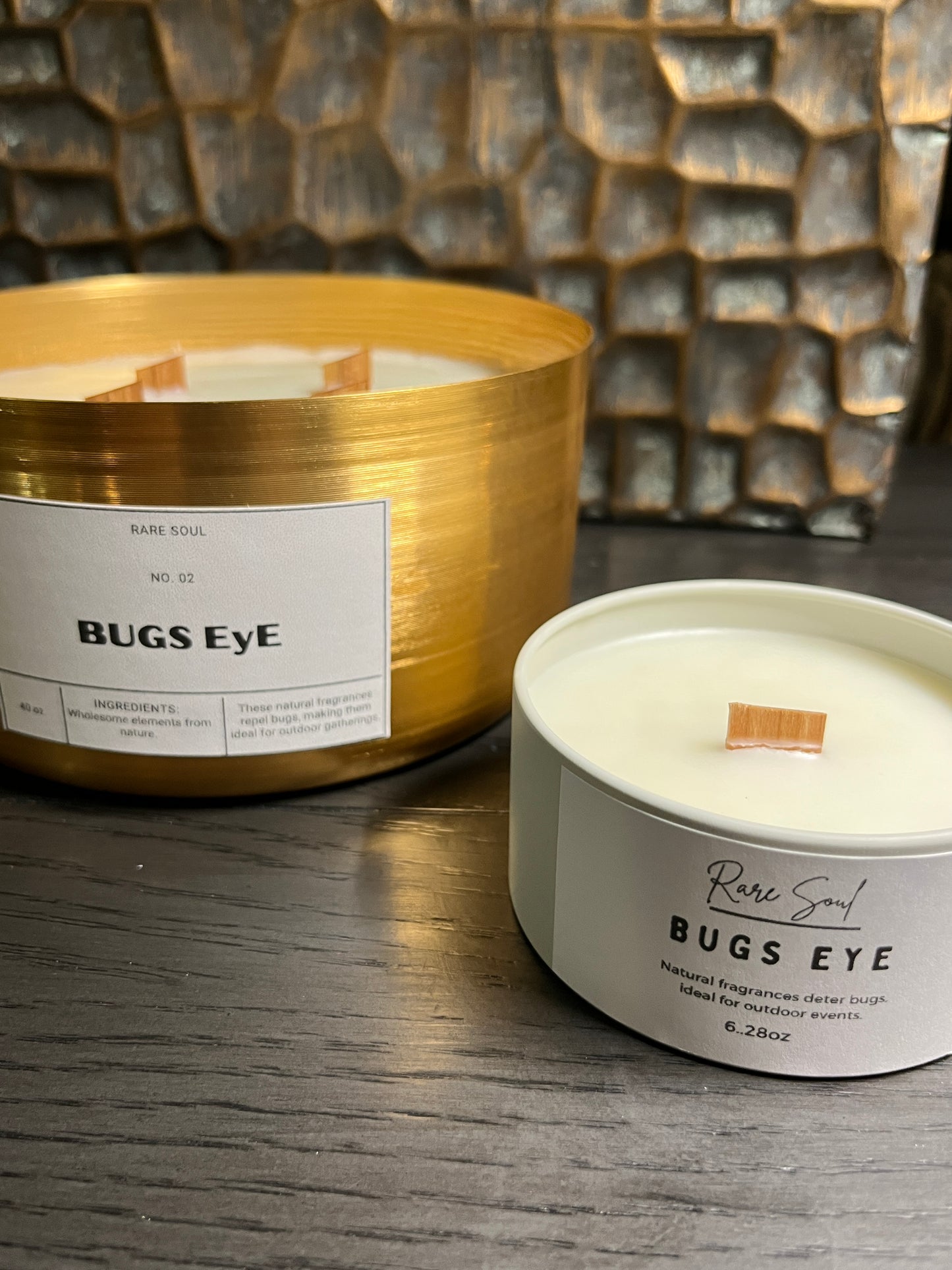 Bug repellent candle